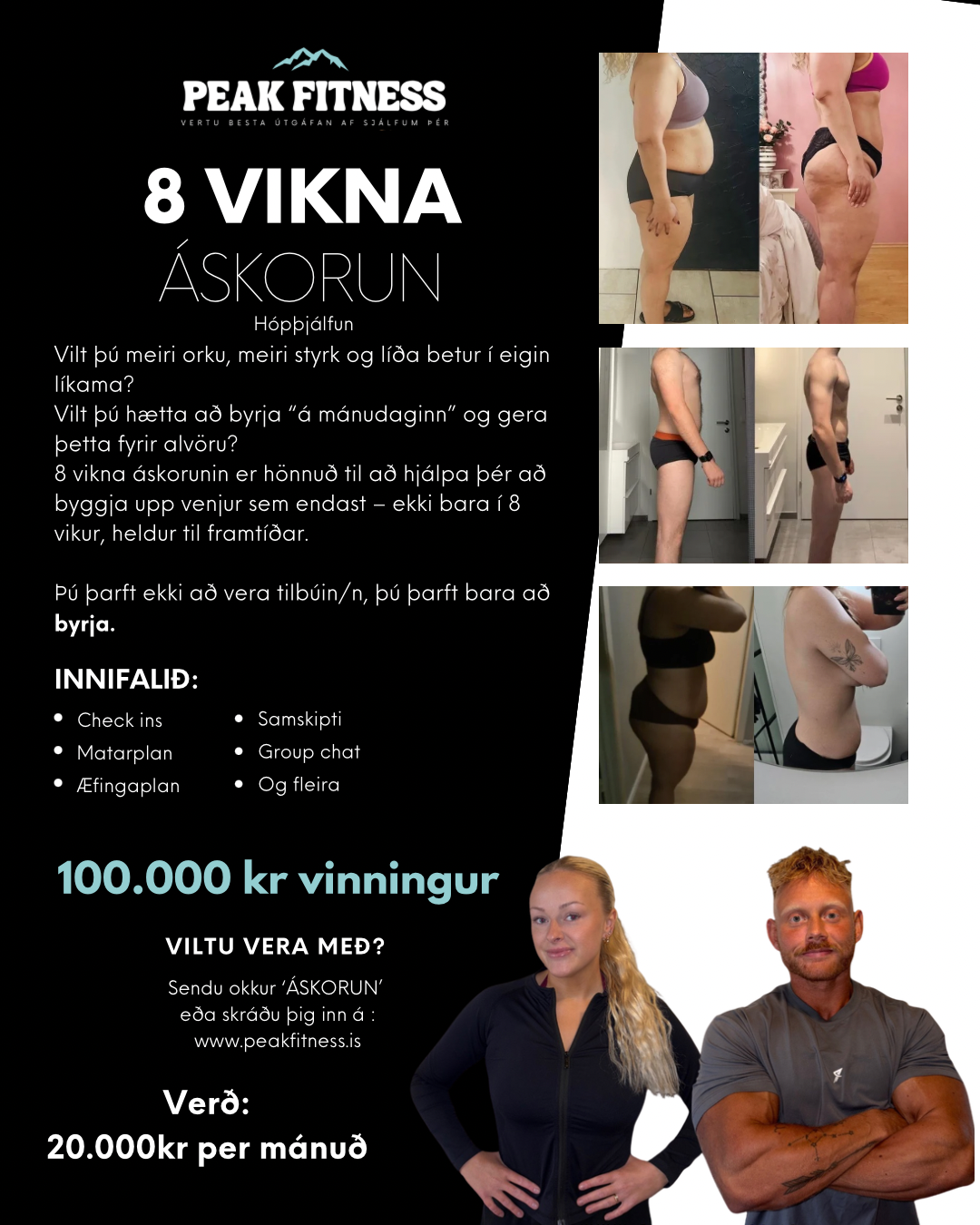 8 vikna áskorun