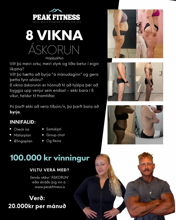 8 vikna áskorun
